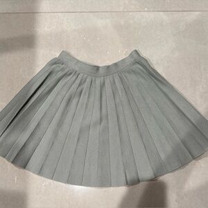 Zara Kids Gray Pleated Skirt
